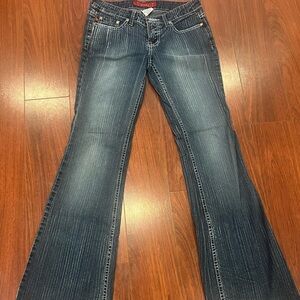 YMI Dark Blue Flare Women's Jeans